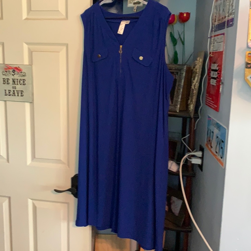 Blue dress